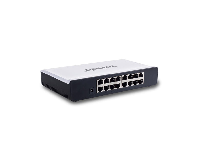 Tenda S16 16-Port 10/100M Ethernet Switch - Plastic Case