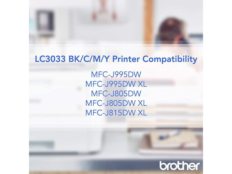 Brother LC3033C Super High Yield Ink Cartridge - Cyan