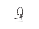 Cyber Acoustics Gray Mono Headset w/ Y-Adapter & Microphone (AC-104) -