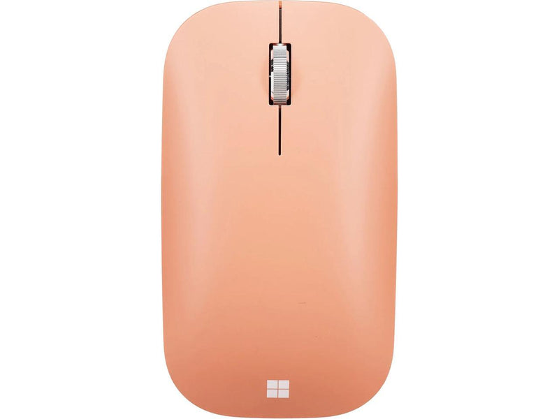 Microsoft Mobile Mouse - Peach. Comfortable Right/Left Hand Use with Metal