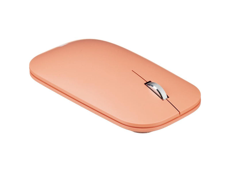 Microsoft Mobile Mouse - Peach. Comfortable Right/Left Hand Use with Metal