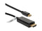 QVS MDPH-10BK 10ft Mini DisplayPort/Thunderbolt to HDMI Digital Video Black