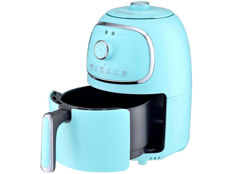 Brentwood 2-Quart Small Electric Air Fryer Blue