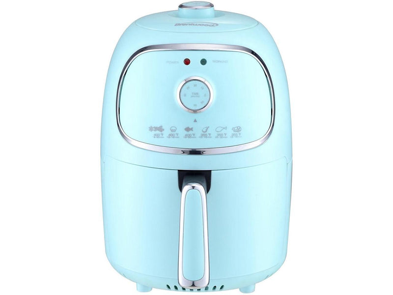 Brentwood 2-Quart Small Electric Air Fryer Blue