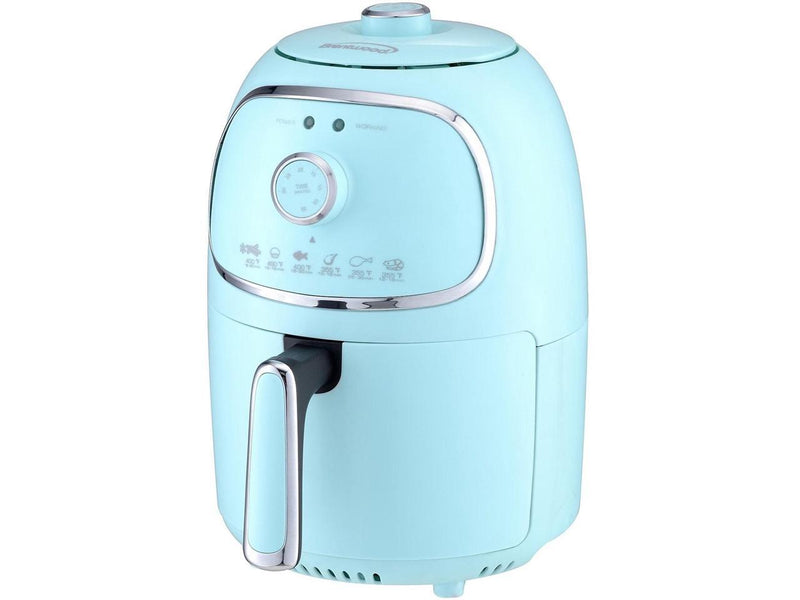 Brentwood 2-Quart Small Electric Air Fryer Blue