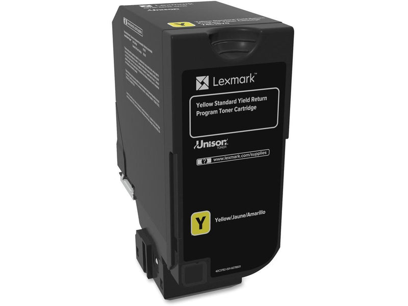 Lexmark 74C1SY0 Return Program Toner Cartridge - Yellow