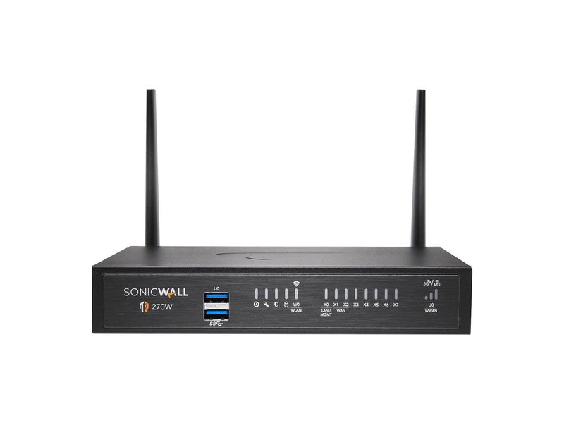 SonicWall TZ270W Wireless Firewall (Gen 7) w/ Secure Upgrade Plus (3-Year