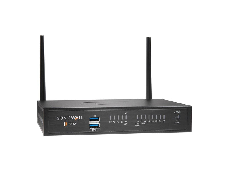 SonicWall TZ270W Wireless Firewall (Gen 7) w/ Secure Upgrade Plus (3-Year