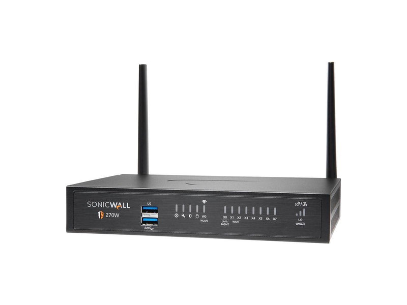 SonicWall TZ270W Wireless Firewall (Gen 7) w/ Secure Upgrade Plus (3-Year