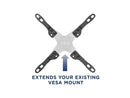 Mount-It! VESA Mount Adapter Kit | TV Wall Mount Bracket Adapter Converts 75x75