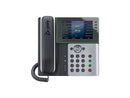 Poly Edge E550 Corded Conference Telephone Black/Silver (2200-87050-025)