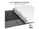 Samsill Durable View Ring Binders 3 D-Ring Assorted Color 4 Pack (MP46458)