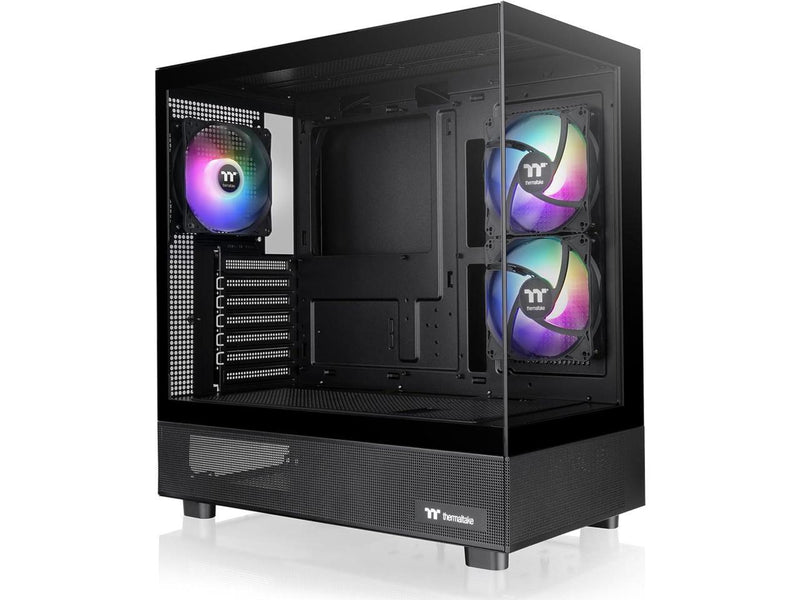 Thermaltake View 270 Plus TG ARGB ATX Mid-Tower Computer Case Black