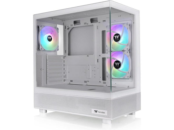 Thermaltake View 270 Plus TG ARGB Snow Mid Tower E-ATX Case 3x120mm ARGB Fans