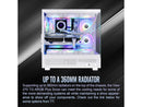 Thermaltake View 270 Plus TG ARGB Snow Mid Tower E-ATX Case 3x120mm ARGB Fans