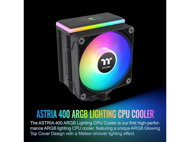 Thermaltake ASTRIA 400 ARGB CPU cooler Comaptible with latest Intel LGA 1700 and