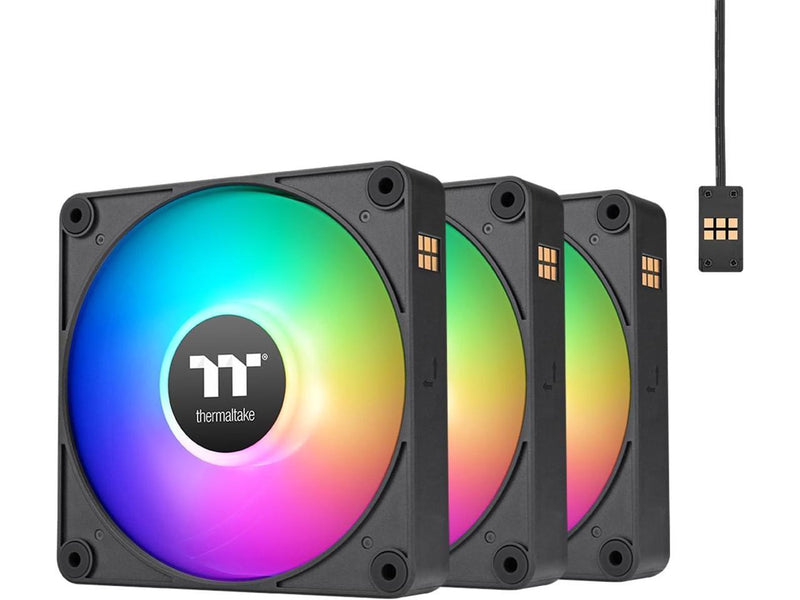 Thermaltake CT140 EX ARGB Reverse PC Cooling Fan (3-Fan Pack), Magnetic