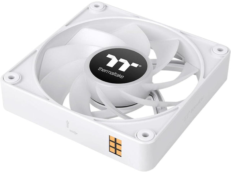 Thermaltake CT140 EX ARGB Reverse PC Cooling Fan White (3-Fan Pack), Magnetic