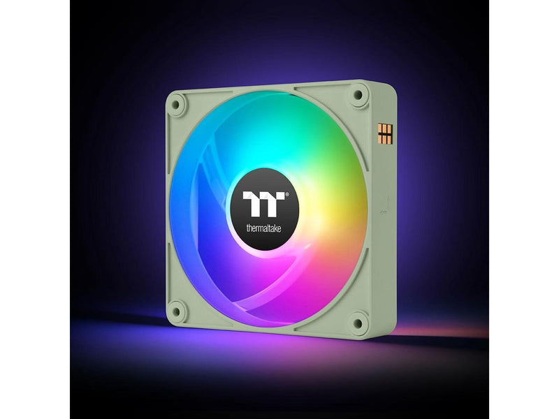Thermaltake CT140 EX ARGB Reverse PC Cooling Fan Matcha Green 3-Fan Pack,