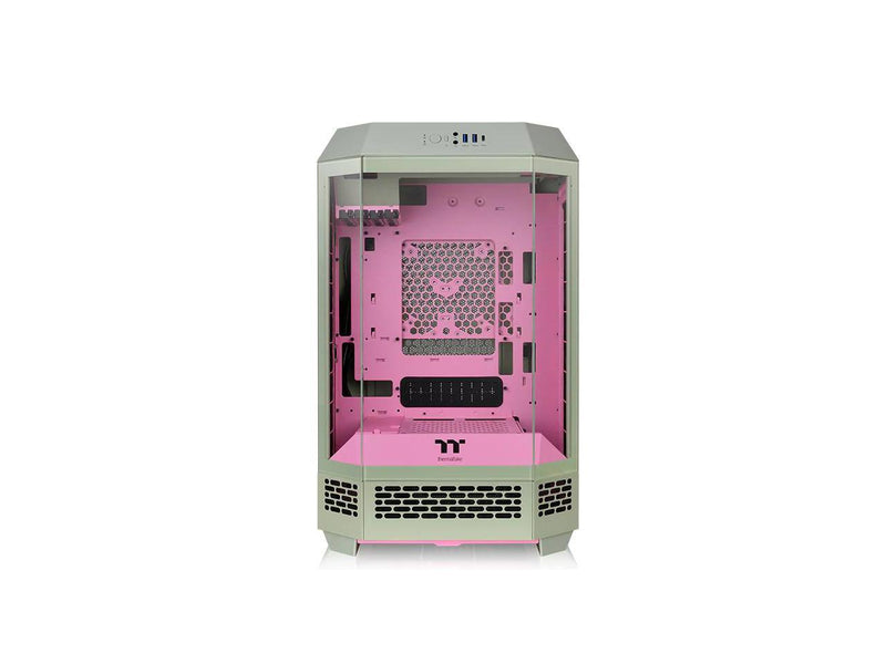 Thermaltake Tower 300 Summer Edition Matcha Plum Micro-ATX Case; 2x140mm CT Fan