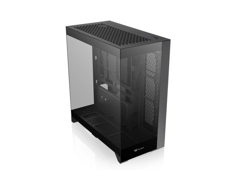 Thermaltake CTE E550 TG Black Mid Tower ATX Case; 3 Tempered Glass Panels;