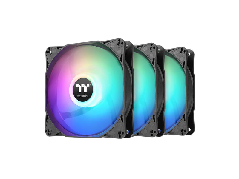 Thermaltake LE120 ARGB PWM Fan (3 Pack) PWM controlled 500~1500 rpm 5V