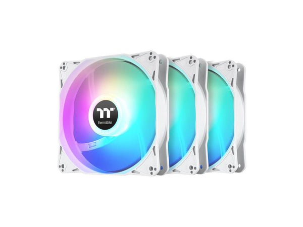 Thermaltake LE120 ARGB PWM Fan White (3 Pack) PWM Controlled 500~1500 RPM 5V
