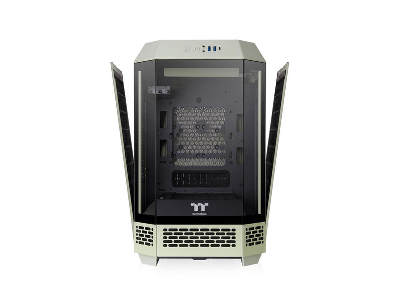 Thermaltake Tower 250 Matcha Green Mini-ITX Mini Tower 2x120mm CT Fans Included,