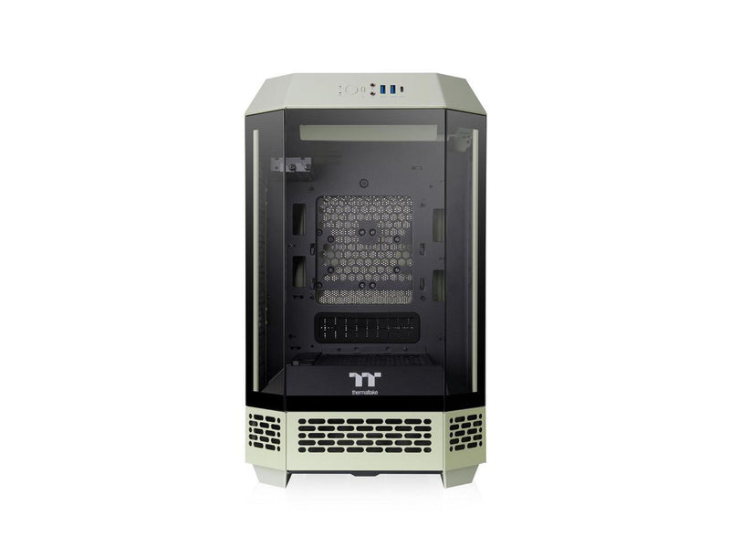Thermaltake Tower 250 Matcha Green Mini-ITX Mini Tower 2x120mm CT Fans Included,