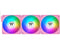 Thermaltake CT140 EX Reverse ARGB Sync PC Cooling Fan 3 Pack, 500~1800 RPM, 5V