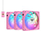 Thermaltake CT140 EX Reverse ARGB Sync PC Cooling Fan 3 Pack, 500~1800 RPM, 5V