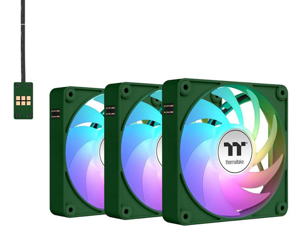 Thermaltake CT140 EX Reverse ARGB Sync PC Cooling Fan 3 Pack, 500~1800 RPM, 5V