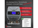Cassida C300 Professional USD Coin Counter, Sorter and Wrapper/Roller, 300