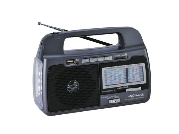 Supersonic SC-1082 9-Band AM/FM/SW 1-7 Portable Radio