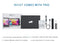 Mobile Pixels Trio/Trio Max Portable Monitor System USB A USB C Plug and Play