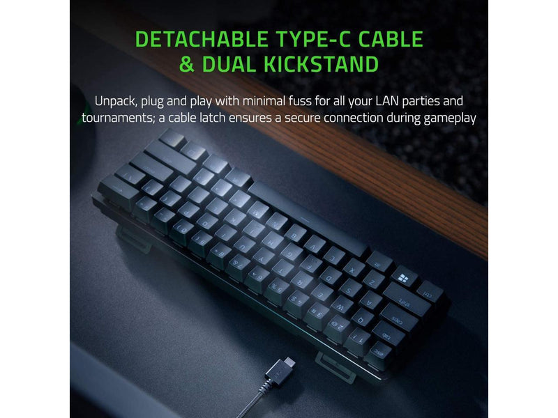 Razer Huntsman Mini 60% Gaming Keyboard: Fastest Keyboard Switches Ever - Clicky