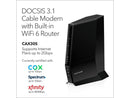 Netgear Nighthawk AX6 Wi-Fi 6 IEEE 802.11ax Cable Modem/Wireless Router