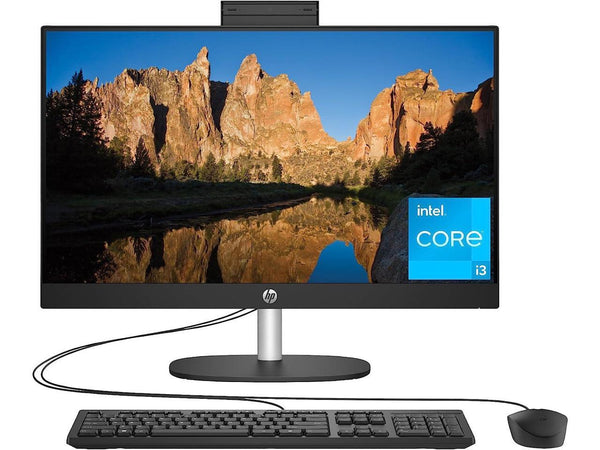 HP 24" AIO Desktop Computer i3-N300 8GB 256GB SSD W11 7G9S5AA
