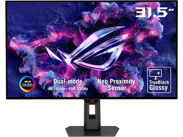 ASUS ROG Strix 32” 4K OLED Gaming Monitor (XG32UCWG) - TrueBlack Glossy OLED,