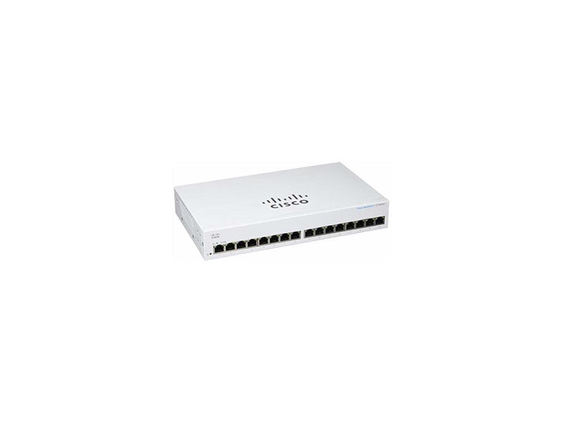 Cisco 110 CBS110-16T-NA 16-Port L2 Unmanaged Ethernet Switch CBS11016TNA