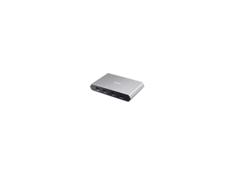 ATEN 2-Port USB-C Gen 2 Sharing Switch with Power Pass-through US3342