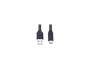 Tripp Lite USB-A to USB-C Flat Cable (M/M) Black 3 ft. (0.9 m)
