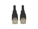 TRIPP LITE N261-003-BK 3 ft. Cat 6A Black Augmented Cat6 (Cat6a) Snagless 10G