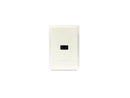 4XEM Single Outlet Female HDMI Wall Plate (White)