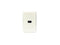 4XEM Single Outlet Female HDMI Wall Plate (White)