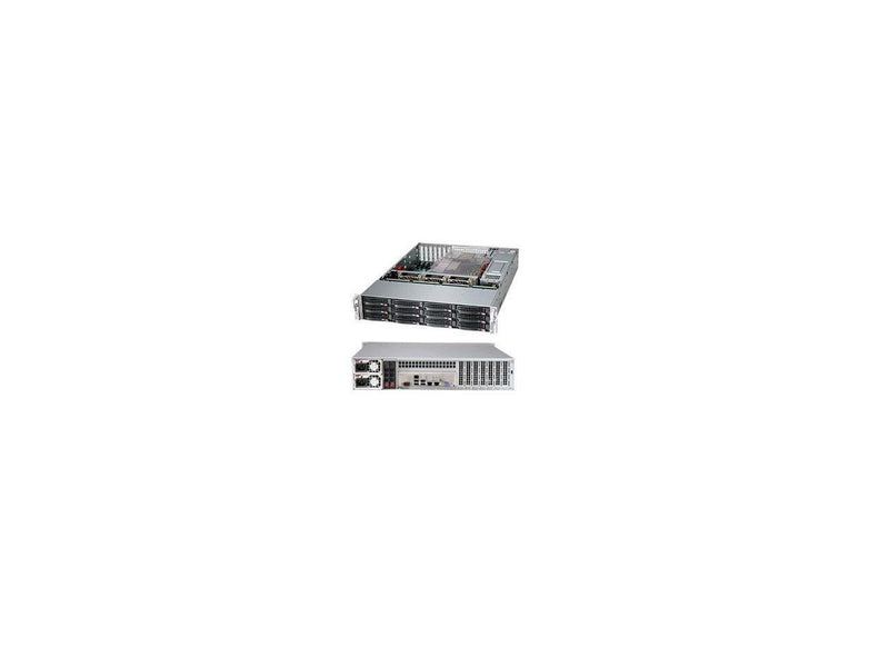 Supermicro SuperChassis 826BE1C-R920LPB - 2U Support - 12 Hot-swap SAS/SATA Bay