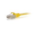 C2G 00862 4 ft. Cat 6 Yellow Shielded Cat6 Snagless Shielded (STP)Network Patch