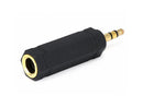 Qvs 3.5Mm Male To 1/4 Female Audio Stereo Adaptor