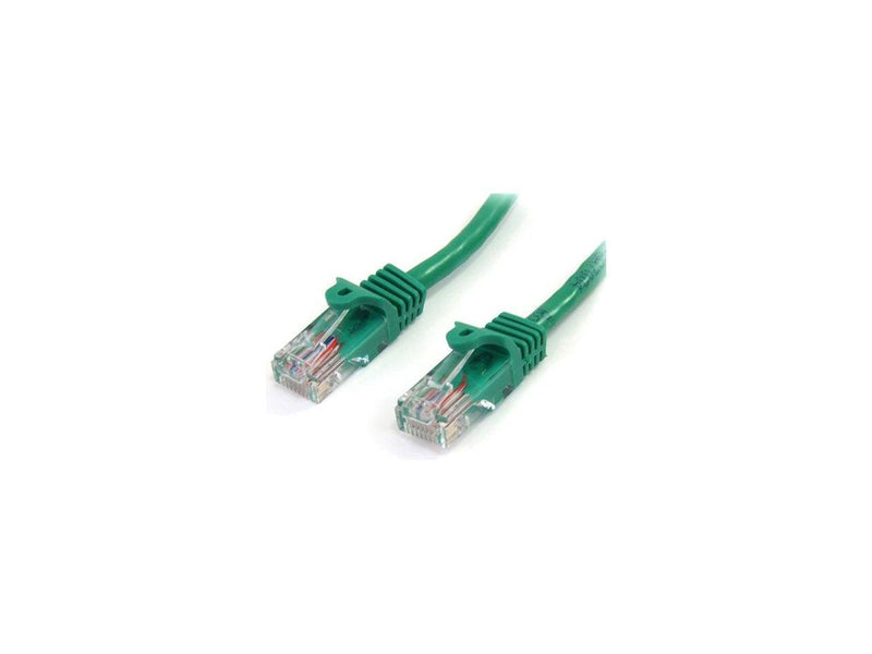 StarTech.com 45PATCH6GN 6 ft. Cat 5E Green Cat5e Snagless Patch Cable
