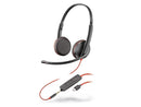 Poly Blackwire C3225 Headset - Microsoft Teams Certification - Stereo -